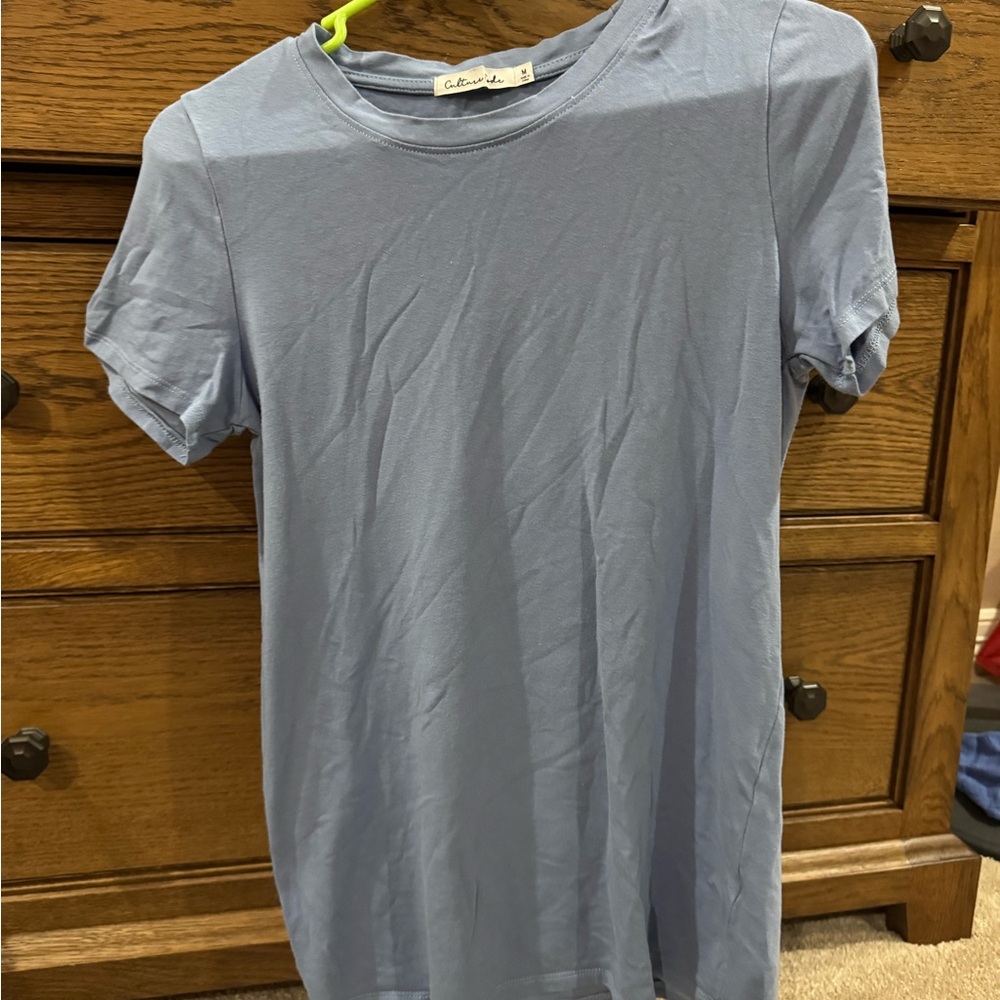 Women's Blue Short Sleeve Tee